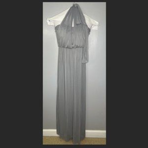 David's Bridal convertible dress in Mercury Grey, Size 2